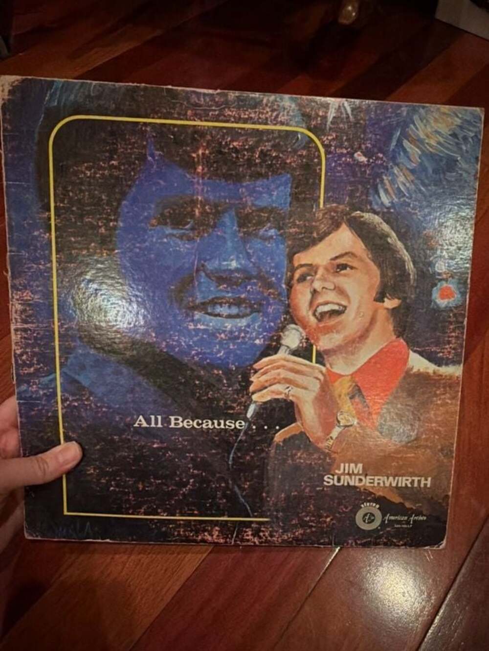 Jim Sunderwirth - All Because Of God's Amazing Grace Vinyl LP Record